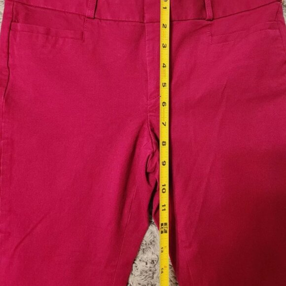 BANANA REPUBLIC Sloan Fuchsia Pink Low Rise Casual Pants Women's Size 6 - Picture 5 of 9